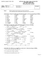 De thi HSG -Tieng Anh 7-2010-2011