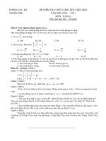 Đề thi và đáp án HSG toán 6