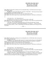 Đề kiểm tra HK2 - Lý 11CB