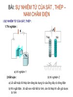 bài Sự nhiễm từ của sắt thép - Nam châm điện