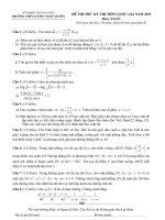 tổng hợp một số đề thi thử đại học các môn tháng 5 năm 2015