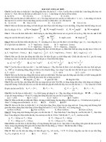 phân loại bt Con Lắc Đơn