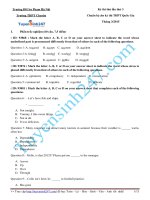 ĐỀ THI THỬ MÔN ANH VĂN Chuyên Sư Phạm lần 3 năm 2015