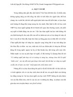 Nâng cao công tác tư vấn, hướng nghiệp cho học sinh THPT để giúp các em có thể lựa chon nghành nghề phù hợp