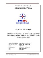 TÌM HIỂU VÀ ĐÁNH GIÁ HỆ THỐNG KIỂM SOÁT NỘI BỘ TẠI CÔNG TY TRÁCH NHIỆM HỮU HẠN VIETNAMKOREA EXCHANGES