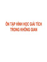 Phương trình đường thẳng trong không gian O xyz