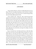 Tổ chức kế toán chi phí sản xuất và tính giá thành sản phẩm” tại Công ty TNHH sản xuất – thương mại – dịch vụ Thái Sơn