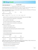 ĐỀ THI THỬ MÔN HÓA HỌC THPT 2015 KÈM LỜI GIẢI VÀ ĐÁP SỐ - ĐỀ SỐ 5