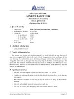 ĐỀ CƯƠNG MÔN HỌC ĐẠI HỌC HOA SEN MÔN KINH TẾ ĐẠI CƯƠNG 2013