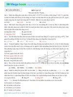 ĐỀ THI THỬ MÔN VẬT LÝ THPT 2015 KÈM LỜI GIẢI VÀ ĐÁP SỐ - ĐỀ SỐ 4
