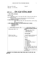 GIÁO ÁN NGỮ VĂN TUẦN 37 LỚP 6 CHUẨN