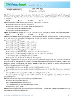 ĐỀ THI THỬ MÔN SINH HỌC THPT 2015 KÈM LỜI GIẢI VÀ ĐÁP SỐ - ĐỀ SỐ 10