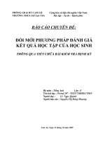 CHUYÊN ĐỀ -  KIỂM TRA ĐỊNH KỲ