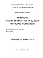 Nghiên cứu các mô hình phân tích và dự đoán thị trường chứng khoán