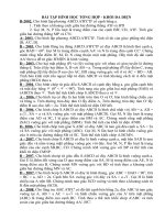 Bài tập hình học không gian tổng hợp cảu các đề thi ĐH gần nhất