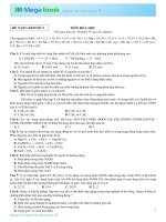 ĐỀ THI THỬ MÔN HÓA HỌC THPT 2015 KÈM LỜI GIẢI VÀ ĐÁP SỐ - ĐỀ SỐ 2