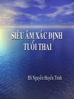 Siêu âm xác định tuổi thai