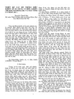 THIẾT KẾ CÁC HỆ THỐNG ĐIỀU KHIỂN SỐ SỬ DỤNG VI ĐIỀU KHIỂN (MICROCONTROLLER) VÀ MÁY TÍNH CÁ NHÂN (PC)