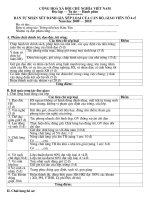 BẢN TỰ NHẬN XÉT ĐÁNH GIÁ XẾP LOẠI GIÁO VIÊN