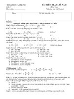 de thi cuoi nam toan 7