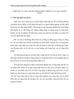 THIẾT KẾ VÀ CHẾ TẠO HỆ THỐNG ĐIỀU KHIỂN TỪ XA QUA MẠNG PSTN