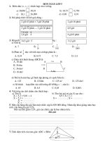 Tuyển tập các bài toán trắc nghiệm lớp 5