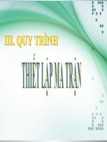 ĐỀ VÀ MA TRẬN ĐỀ