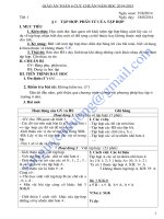 GIÁO ÁN TOÁN 6 CỰC CHUẨN