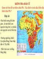 bai 27-Thiên nhiên Châu Phi (tt)