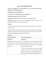 Nghiên cứu ảnh hưởng của tá dược dập thẳng trong quá trình nén dập