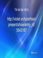 Bài tập Vật lý 9