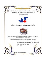 Báo cáo thực tập tốt nghiệp tại đại học sư phạm kỹ thuật