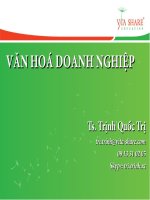 Văn hóa doanh nghiệp ppt