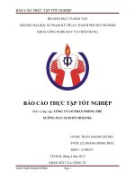 BÁO CÁO THỰC TẬP TỐT NGHIỆP SẢN XUẤT NGÀNH MAY  ĐỀ TÀI: QUY TRÌNH CÔNG NGHỆ SẢN XUẤT ÁO JACKET