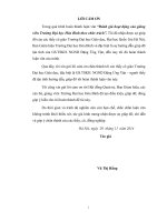 Đánh giá hoạt động của giảng viên trường đại học hòa bình theo chức trách