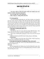 Rèn luyện kĩ năng viết bài nghị luận tác phẩm văn học cho HS lớp 9