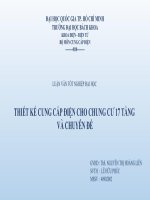 Luận văn tốt nghiệp Đại học - THIẾT KẾ CUNG CẤP ĐIỆN CHO CHUNG CƯ 17 TẦNG VÀ CHUYÊN ĐỀ