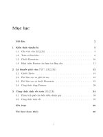 Vế giải tích của công thức vết trên SL (2, r)