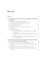 Một số tính chất của hàm khả vi vô hạn thông qua giá của biến đổi fourier