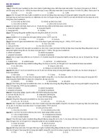 Bài tập anđêhit và xeton