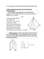 Các phương pháp chứng minh hình học