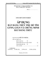 SKKN áp dụng bất đẳng thức phụ để tìm GTLN, GTNN và chứng minh bất đẳng thức