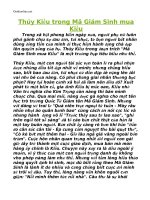 Thúy Kiều trong đoạn trích Mã Giám Sinh mua Kiều