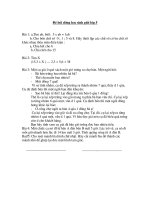 Đề bồi dưỡng hoc sinh gioi lớp 5