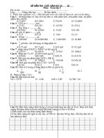 Đề thi cuối năm ( Lớp 5)