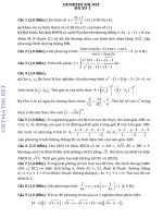 đề thi thử toán năm 2015