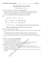 ôn tập học kỳ II lý 10