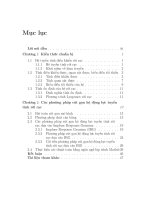 Các phương pháp rút gọn hệ động lực rời rạc tuyến tính