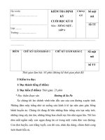 BỘ ĐỀ THI CUOIS HỌC KỲ II CÁC MÔN LỚP 4-CÓ ĐÁP ÁN