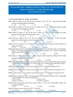 110 câu trắc nghiệm lí thuyết phần Cấu tạo NT - BTH và Liên kết hóa học